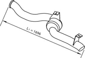 DINEX 22610 - END PIPE DAF/BOVA 1682921