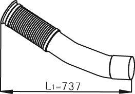 DINEX 54247 - FR.PIPE MERCE./NEOPLAN 930.490.5419
