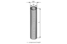 DINEX 94152 - SILENCIOSO FLEX PIPE GALV  153,5 1